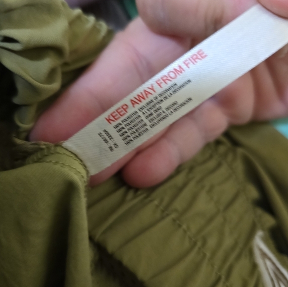 Free People Movement Next Round Shorts Large Pull-on Smocked Waist Workout Olive - Picture 7 of 8